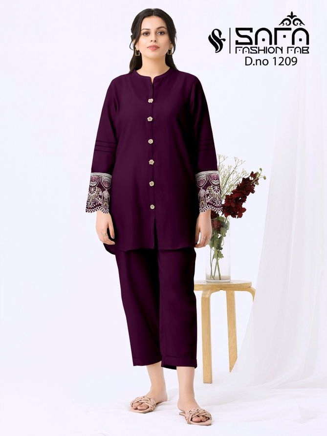 Safa Fashion Fab Dn 1209 Tunic Style ladies Top With Pants Wholesale Online
